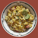 Corn potato salad. dr manjit handa phD